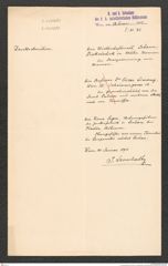 k.k. naturhistorisches Hofmuseum, Intendanzakten 1885-1896 (Hauer), Aktenzahl Z.42/1890, Seite 1
